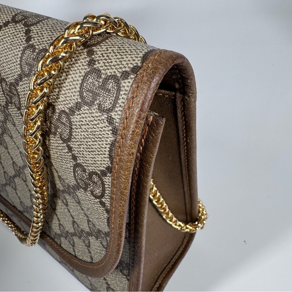 Gucci Large Ophidia Sherry Line Supreme GG Monogram Clutch/crossbody bag - Picture 12 of 16